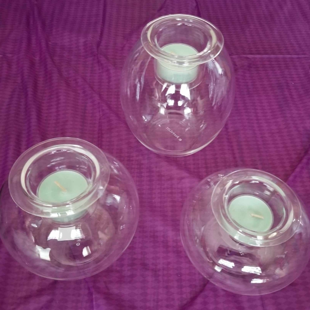 Partylite Clearly Creative Eclectric votive trio